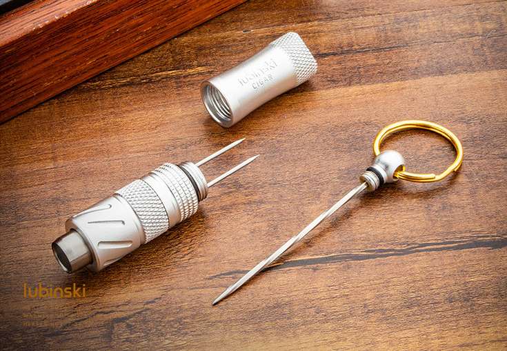 Đục lỗ kèm que thông và bắt top cigar Lubinski YJA-40009