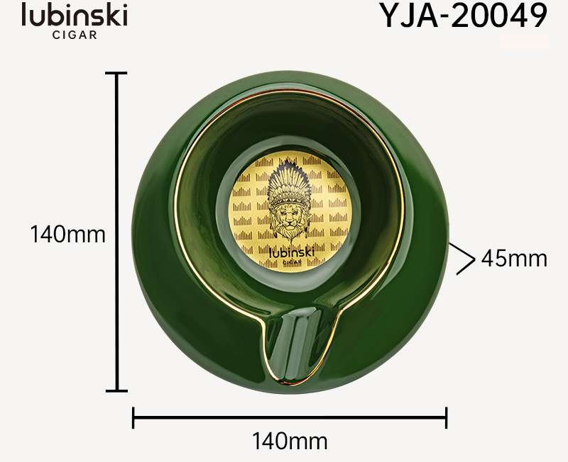 Gạt tàn sứ 1 điếu Lubinski YJA 20049