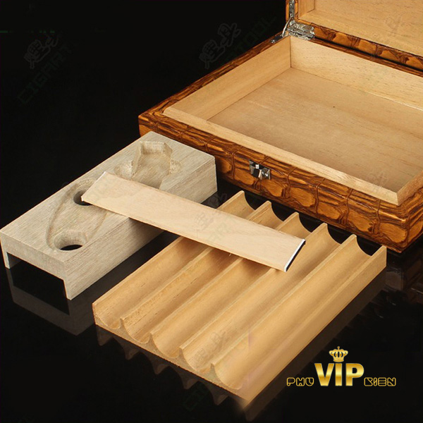 Hộp đựng bảo quản xì gà kèm bật lửa và dao cắt Cohiba T009