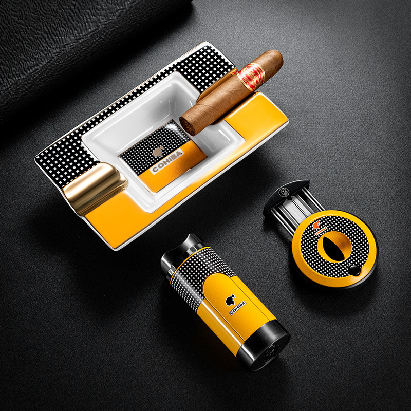 Set 3 món khò, gạt tàn, cắt V Cohiba T58