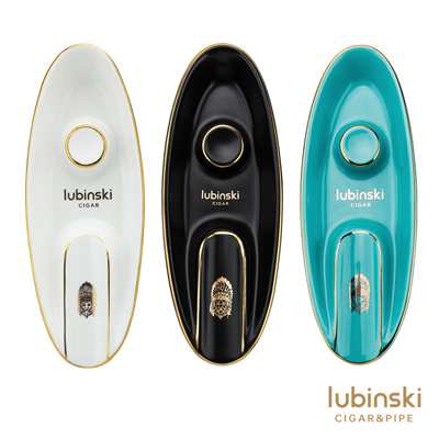 Gạt tàn xì gà sứ 1 điếu Lubinski YJA 20009